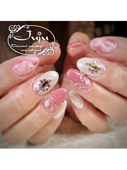 ジュジュ(Juju)/アールヌーボー調レリーフネイル