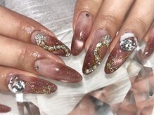 ベーシック ネイルウィザードアカデミー 本厚木店(Basic×NailWizardAcademy)/マグネットグラデーション