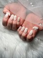 アジュールネイル 名古屋栄店(AzurNail) ワンホンネイル♪白で統一!