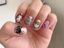鬼滅ネイル☆手描きアート船橋