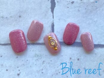 ネイルアンドまつげエクステ ブルーリーフ 四谷三丁目店(Blue Reef)/1ポイントネイル