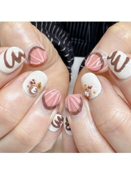 ネイルージュ 梅ヶ丘店(Nailouge)/アポロチョコネイル☆