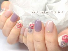 さくらや/成人式☆華やかな振袖ネイル