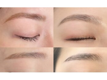 サンク デ リラ(Cinq de Lilas)の写真/骨格や魅せたい印象に合わせてデザインをご提案♪貴方に合うメイクもアドバイス☆まつ毛パーマとのsetが◎
