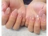 【ジェル】派手に出来ない方向けにも◎大人気うるうるマグネットネイル¥6600