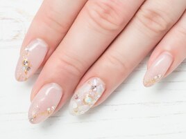 シアカラー×シェル埋め尽くし