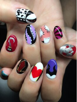 ネイルサロン アイル(nail salon i’ll)/ハロウィーン☆夢の国キャラ