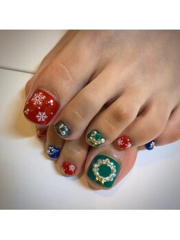 エリクサーネイル 池袋(Elixir Nail)/フット やり放題/クーポン使用