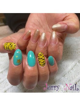 ジュリーネイル 所沢店/トラ柄アート