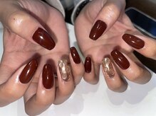 ブルームス(blooms)/ボルドー×水滴ミラーアート