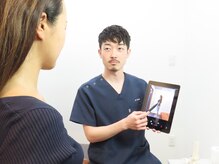 薮下整体院 札幌円山店/姿勢の状態を一緒に確認