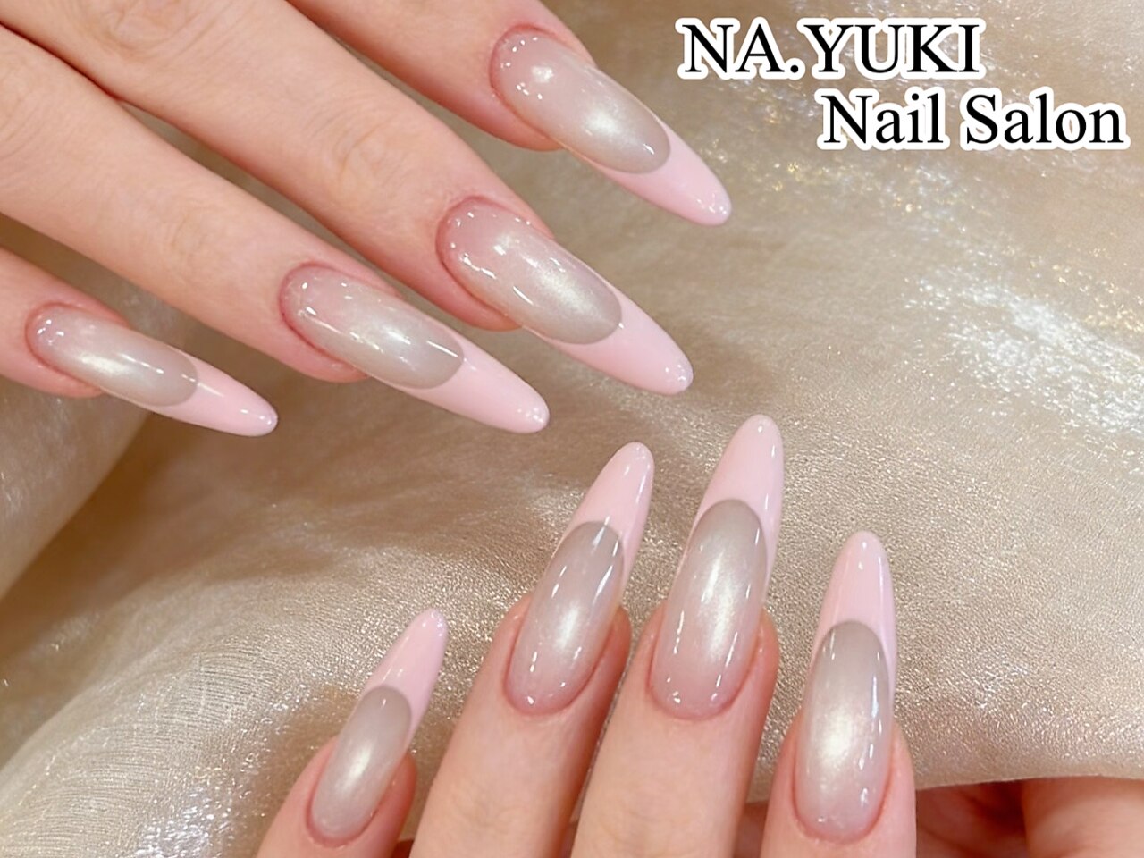 マグネットピンクフレンチネイル：PG013987396｜ナユキ 上野店(NA.YUKI