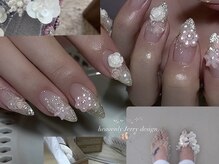 薔薇ネイル/パーツ無料付け放題