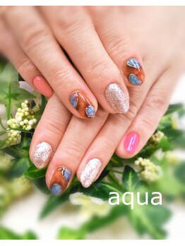 アイラッシュアンドネイルサロン アクア(aqua)/おまかせデザイン
