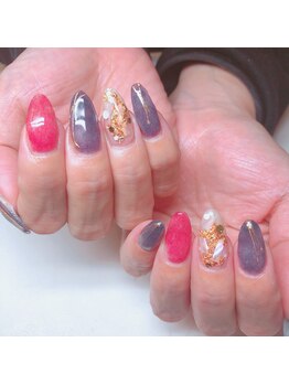 シュシュ ルージュ(chouchouRouge)/ニットネイル