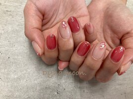 塗りかけネイル