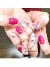 アカツキネイル(Akatsuki Nail)/派手可愛いネイル