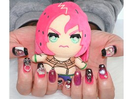 ジョジョ　ディアボロさんネイル