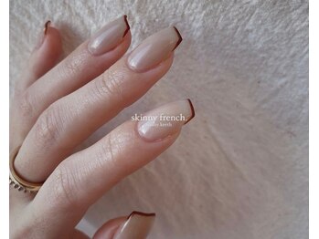 キースネイルアトリエ(keeth nail atelier)/スキニーフレンチ