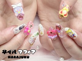 キャラ/3D/原宿ネイル