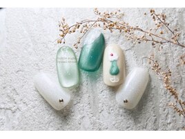 メロンソーダネイル
