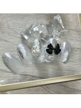 ネイルソファ 木津(nail sofa)/【井口】リボンネイル