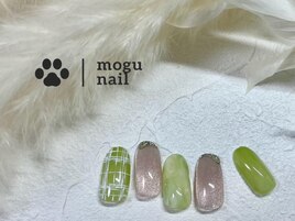 5.6月定額B /チェックネイル