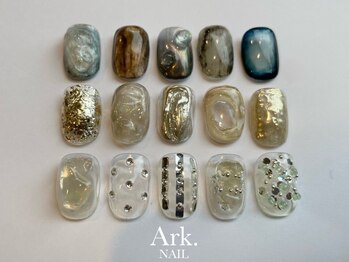 アーク(Ark.)の写真/【都会の喧騒から離れた"特別な時間"】-日常を彩るネイルアートが更に大切に思える-only oneな高技術salon*