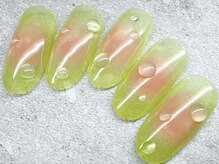 チェリーズネイル(Cherrys Nail)/グァバネイル 水滴 夏ネイル