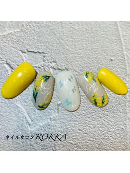 ロッカ(ROKKA)/ミモザネイル