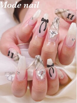 モードネイル(Mode nail)の写真/【特別なお出かけやイベント前にも♪】再現性抜群◎持ち込みデザイン歓迎♪やりたかったネイルをあなたに*