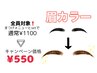【2月キャンペーン】眉カラー¥550