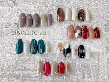 リノリコネイル 元住吉(Lino Liko nail)/お正月☆成人式☆和風デザイン