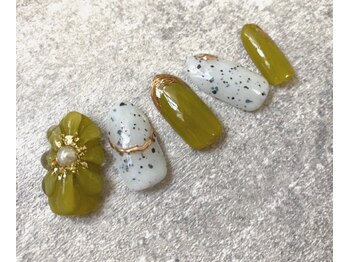 ネイルアンドコー (Nail&co.)/秋のフラワーアート