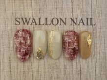 スワロンネイル(SWALLON NAIL)/１・２月定額ネイル