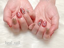 ヒールネイル(heal nail)/monthly定額デザインBクリスマス