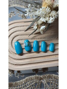 プルメリアドット(Plumeria.)/summerビジューネイル