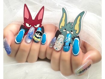 オシイロネイル(Oshiiro Nail)/コムドットゆうま推しネイル