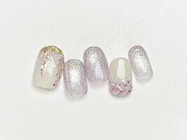 しだれ藤ネイル