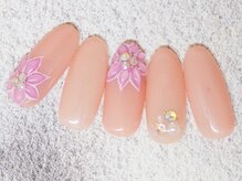 ティーエヌ 名古屋矢場町店/ヌーディーネイル￥5980