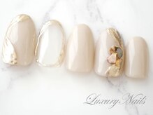ラグジュアリーネイルズ アカバネ(Luxury Nails Akabane)/ミラーアクセサリー
