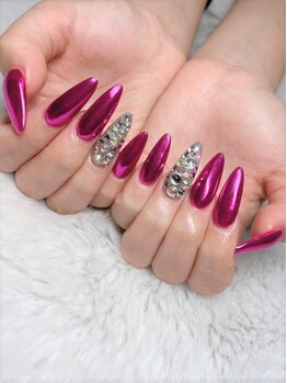 スナッピーネイルズ(Snappy Nails)/スカルプ4本アート