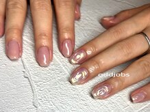 オッドジョブス ネイルアンドアイラッシュ 府中店(odd jobs Nail & Eyelash)/【パラジェル】アシメネイル