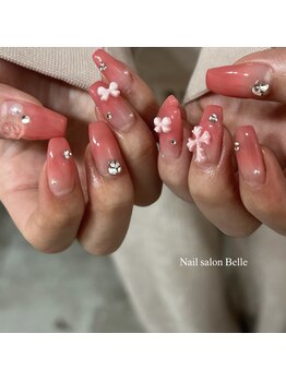 ワンホン×ピンクグラデ