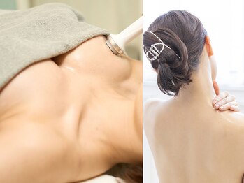 美人バスト 柏店の写真/プレ花嫁さん向け☆バストアップ×肩甲骨ケアで天使の羽×二の腕ほっそり全て叶うのは美人バストだけ♪