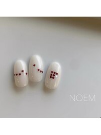 ハートホロネイル