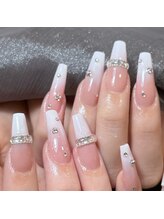 Una nail salon 渋谷店/チップ長さ出しデザイン10本