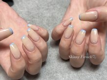 レアネイル(Lea nail)/スキニーフレンチ/パラジェル