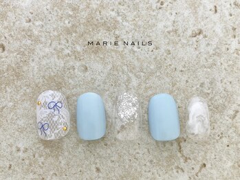 マリーネイルズ 表参道店(MARIE NAILS)/定額¥6600レース 0509a