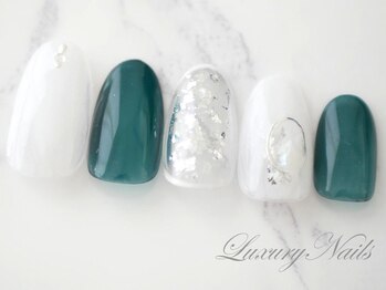 ラグジュアリーネイルズ アカバネ(Luxury Nails Akabane)/ニュアンス*シースルー